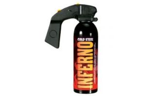 Get your pepper spray out. I always carry a big can of inferno.